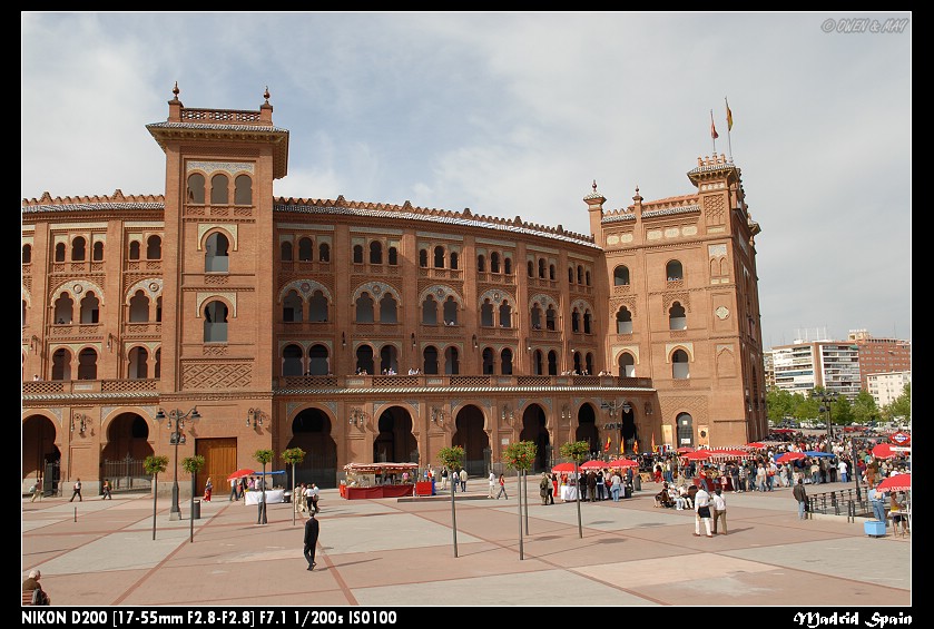 西班牙最大的斗牛场Plaza de Toros de Ventas, Madrid。.jpg