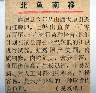 1980年刊于《浙江科技报》