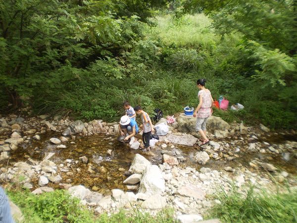 到了野餐地