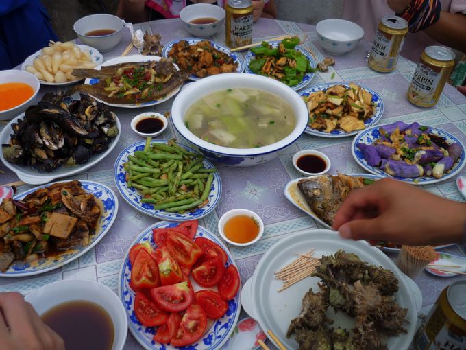 丰富的海鲜大餐